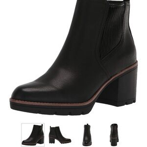 Naturalizer Women's Madalynn Gore Water Repellent Bootie Black